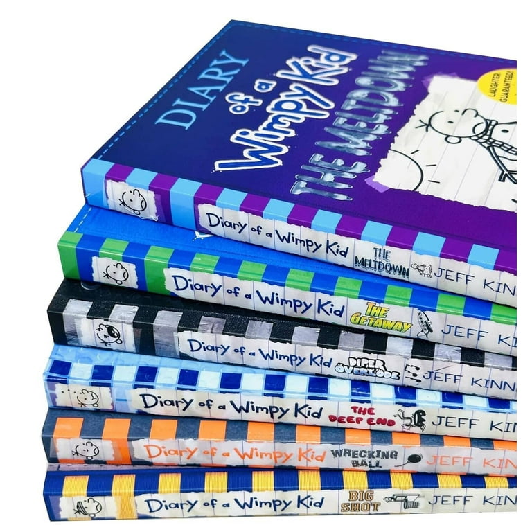Diary of a Wimpy Kid (12-17) 6 Books by Jeff Kinney - Ages 7+