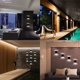 thumbnail image 5 of Lámpara de pared EIMELI LED de 12 W, de aluminio, para exteriores, impermeable, moderna, estilo nórdico, para interiores, luz cálida, ideal para sala de estar, porche, patio y restaurante., 5 of 7