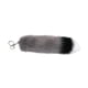 thumbnail image 5 of Llavero con cola de peluche, adorno colgante de piel artificial para coche, juguete colgante Gris, 5 of 9