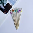 thumbnail image 2 of ACDANC 2026 New 100 Pcs Wooden Cocktail Picks Sandwich Fruit Toothpicks Decorative Skewer Sticks Drinks Appetizers Sticks Buffet Food Picks Finger Food Sticks for Holiday Party, 2 of 4
