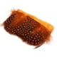 thumbnail image 2 of Adorno de sombrerería de sombrero de adorno de flecos de plumas de pollo teñido de 2 yardas / 1,8 M naranja, 2 of 7
