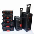 thumbnail image 2 of Pull Rod Toolbox Waterproof Hard Case Large Trolley Tool Box on Wheels Professional Instrument Tool Box With Sponge Pelican Case 46.5x41x32cm, 2 of 6