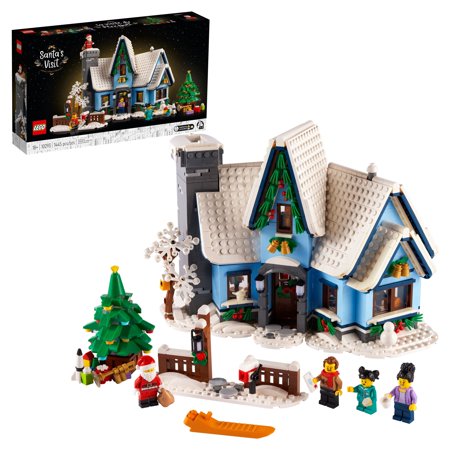 UPC: 0673419340328 | LEGO Icons Santa’s Visit 10293 Christmas House Model Building Set for Adults and Families  Festive Home Décor with Xmas Tree  Gift Idea