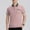 Pink, variant on COSFO Mens Polo Shirt Collared Short Sleeve Casual Solid Tops Slim with Pocket Pullover Classic T-Shirt