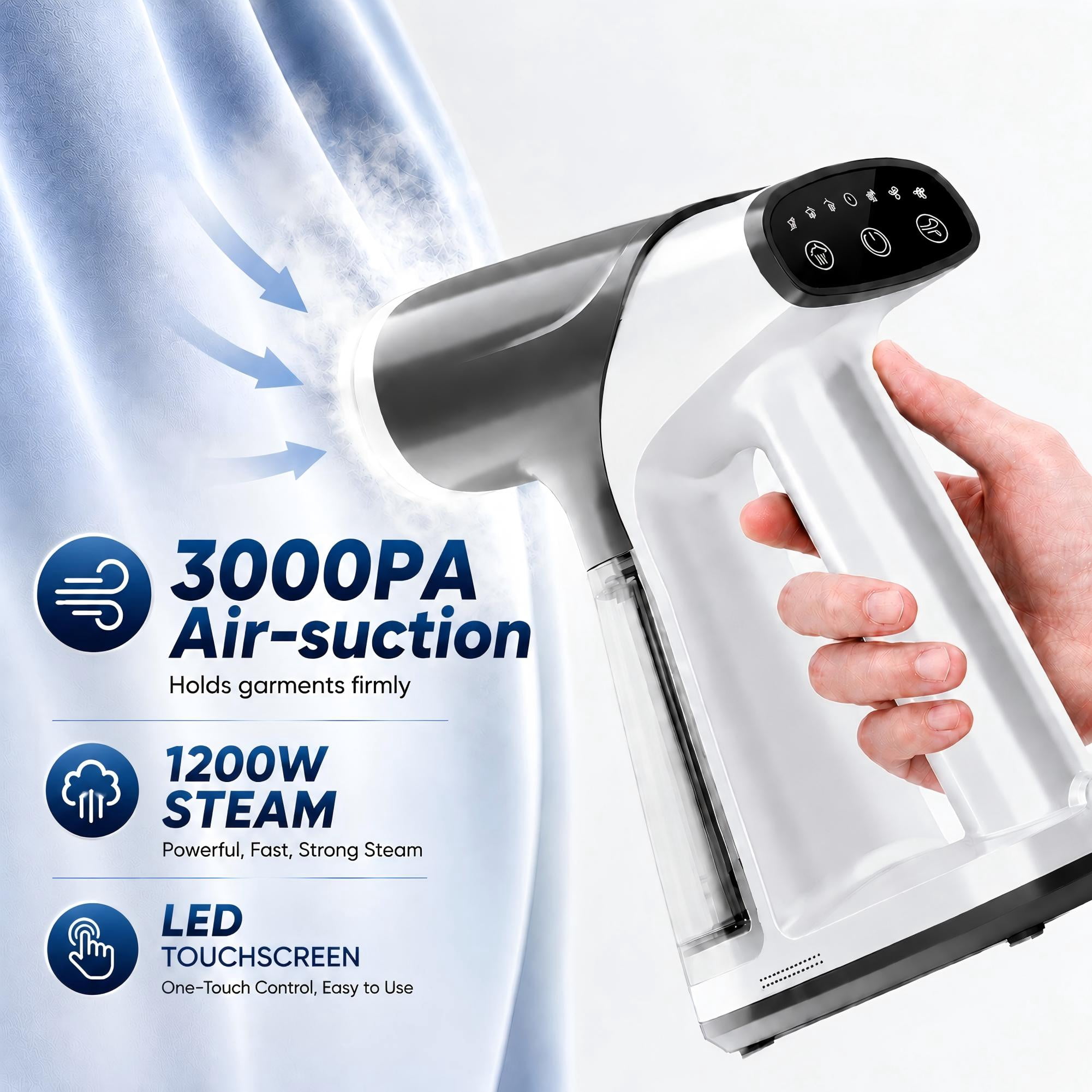 Shark Press & Refresh Handheld Garment Care System GS500WM, 1580W
