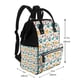 thumbnail image 2 of Disketp Travel Elements Mochila de Pañales de Gran Capacidad con Múltiples Bolsillos, Mochila de Viaje Multifuncional para Bebé, Unisex, Moderna y Resistente, 2 of 6