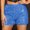 Blue, variant on Sequin Shorts for Women - High Waisted Glitter Sparkly Shorts Concert Outfit Disco Party Music Festival Halloween Clothes S