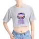 thumbnail image 3 of Pop cazadora para niña Round-Neck Printed Anime Trio Poster T Shirt （Purple）, 3 of 3