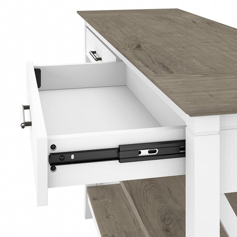 Bush Furniture Key West - Armario Para Despensa, Color Gris
