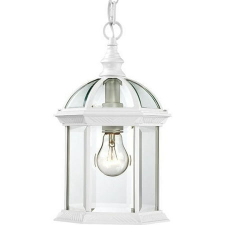 Nuvo 60-4977 - Boxwood - 1 Light - 14" Outdoor Hanging W/ Clear Beveled Glass