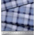 thumbnail image 2 of Soimoi Cotton Cambric Fabric Gingham Check Print Sewing Fabric Yard 56 Inch Wide, 2 of 3