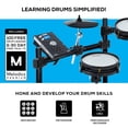 thumbnail image 4 of Alesis Drums Command Mesh SE Kit - Batería eléctrica con silenciosos pads de malla de doble zona, conectividad USB MIDI y más de 600 sonidos de batería electrónica y acústica, 4 of 5