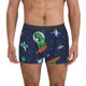 thumbnail image 1 of Fotbe Dinosaur Astronaut Space Surfing Calzoncillos Tipo Boxer con Bolsa de Soporte Total para Hombre, X-Temp Fresco, Transpirable y de Secado Rápido-Medium, 1 of 5