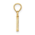 thumbnail image 2 of Diamond2Deal 14K Yellow Gold Block Letter I Initial Pendant for Women, 2 of 6
