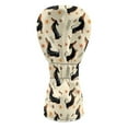 thumbnail image 2 of Yuyamidu Dachshund Golf Club Head Covers for Driver, Fairway Woods Hybrid Dog Paw Golf Wood Head Covers PU Leather Driver Headcover, Fairway Wood Head Cover, Golf Hybrid Head Cover, 2 of 8