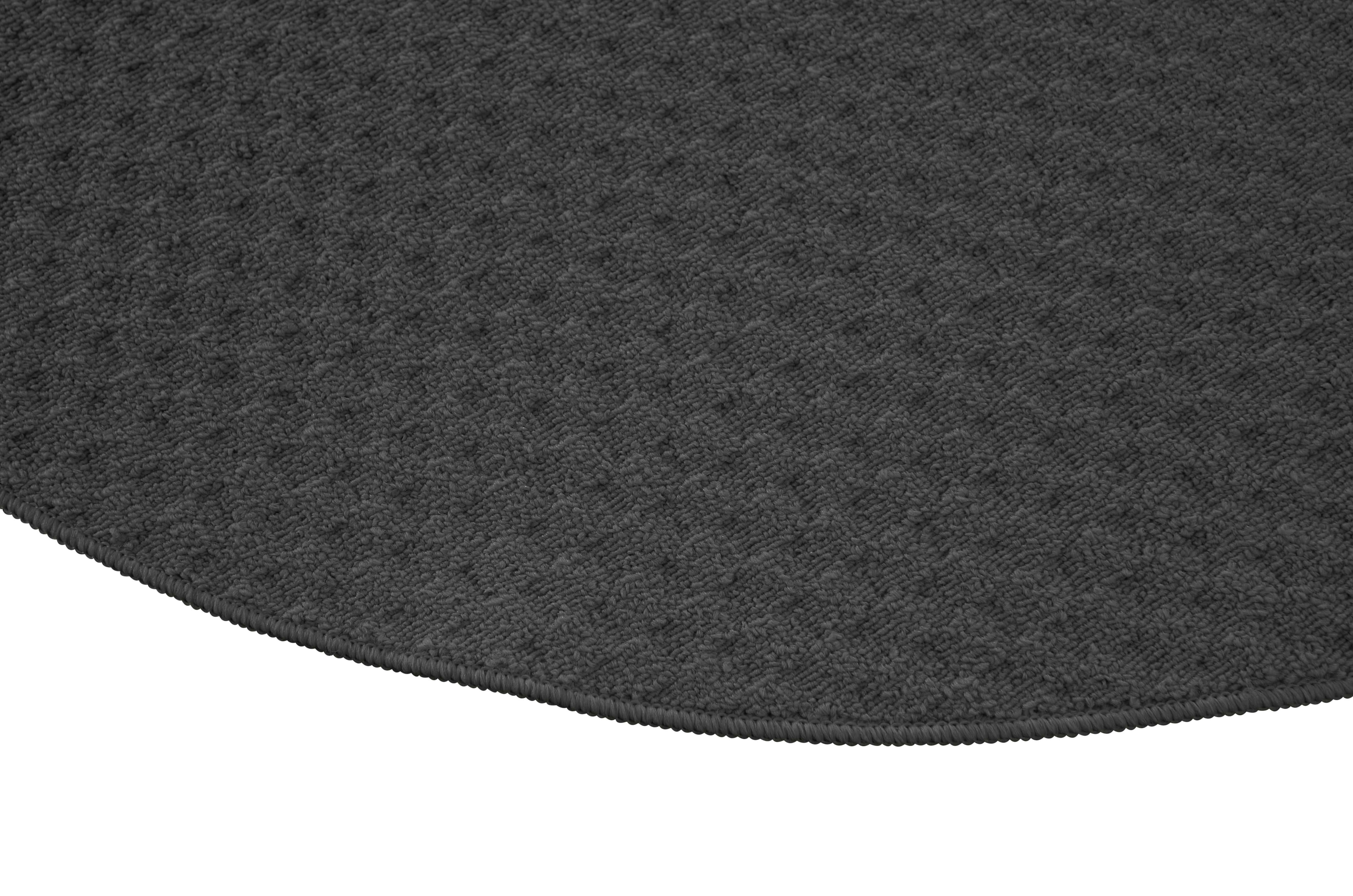 Garland Rug Town Square Cinder Gray Round Indoor Area Rug, 5' x 5'
