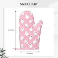 thumbnail image 2 of Junzan Pink Cartoon Bear for Oven Mitts 2 Piece Set,BBQ Gloves Grilling Gloves Heat Resistant Oven Gloves Kitchen Silicone Oven Mitts for Barbecue/Cooking/Baking, 2 of 6