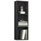 thumbnail image 1 of TYUIOP Custos Collection - Bookshelf, 3-Tier Bookcase, Book Shelf, Open Storage Shelf, 9.4 x 11.8 x 37.3 Inches, for Living Room, Home Office, Dining Room, Ebony Black, 1 of 5
