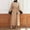 Khaki, variant on Women Dress Crew Neck Long Sleeve Pullover Summer Casual Maxi Dress With Belt Elegant Abaya Evening Gown Dresses for Women 5x Instant Hijab Two Piece Dress Formal Dresses for Women Fancy plus Size