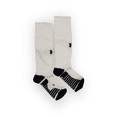thumbnail image 3 of Under Armour Soccer Youth Cushioned OTC Socks Size 13.5K-4.5 White w/Black, 3 of 4