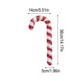 thumbnail image 3 of Candy Cane Christmas Decoration, 32cm Festive Ornament for Home, Shop Window, Events & Holiday Photo Props, Durable Reusable Xmas Décor, 3 of 5