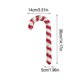 thumbnail image 3 of Decoración de Bastón de Caramelo | Adorno de Navidad Rojo Blanco de 32x7x7cm | Llamativo accesorio de exhibición festiva | Decoración duradera para eventos en casa | Acento colgante de moda, 3 of 7
