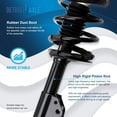 thumbnail image 4 of Detroit Axle - Front Struts for Chevy Malibu Pontiac Grand Prix Alero Classic Complete 2 Struts w/Coil Spring Assembly Replacement Ready Struts, 4 of 7