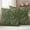 Dark Green Gray Green, variant on Botanical Birds Outdoor Waterproof Pillow Covers, Art Abstract Leaves Green Decorative Square Throw Pillowcase Sofa Cushion Sham for Patio/Couch/Chair, 16"x16" 2 Pack