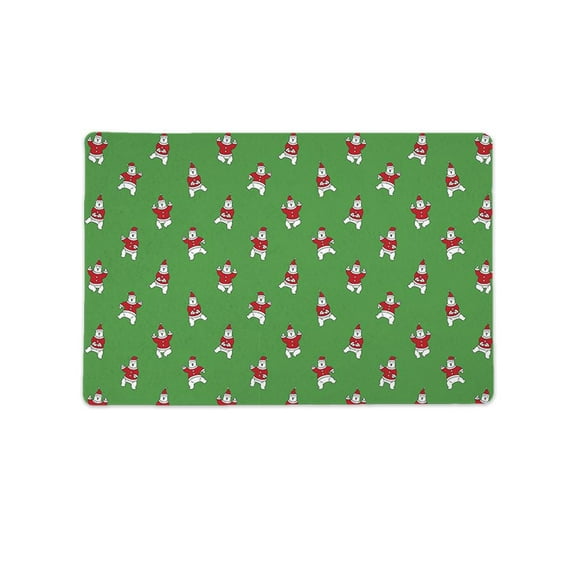 Christmas Polar Bears Mat Rectangle -Image by Shutterstock,