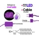 thumbnail image 5 of Serie de Luces Navicolors  Led Morada 500 Focos 8 Funciones Cable Morado 22 m Serie Decorativa, 5 of 5