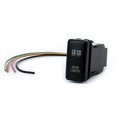 thumbnail image 4 of Cali Raised LED Multi Purpose Switch CR2392 12 Volt; Rocker; Rectangular; Blue Illumination; Black Housing; With Ditch Lights Logo, 4 of 9