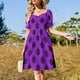 thumbnail image 5 of Vestido Vintage de manga corta con diseño de Damasco negro y morado vestido de noche de lujo para mujer vestidos de novia para graduación, 5 of 8