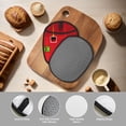 thumbnail image 4 of Lsque Geometry Dash Pattern Oven Mitts and Pot Holders, Kitchen Oven Glove High Heat Resistant 500 Degree with Non-Slip Silicone Surface-2PCS, 4 of 7