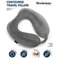 thumbnail image 3 of Brookstone Ultra Form Memory Foam Contoured Neck & Head Support Travel Pillow, 3 of 7