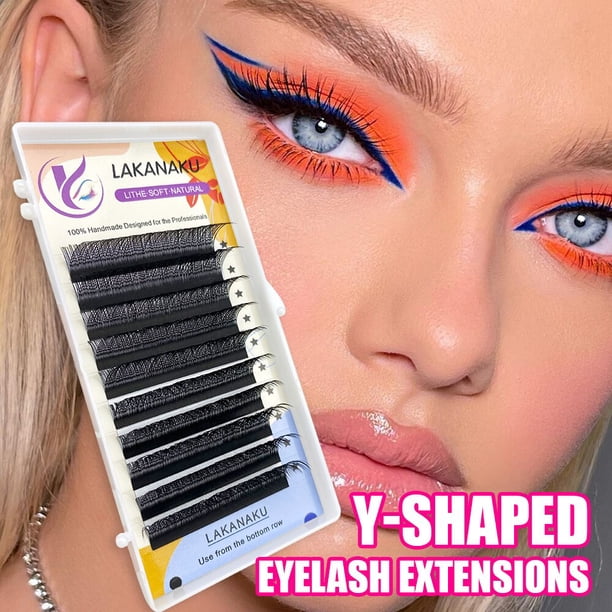 Lakanaku Y Lashes Cilia y Volumen Pestañas postizas brasileñas Suministros YY Cilios Faux Mink Lashes Y Extensión de pestañas en forma Tan Jianjun unisex