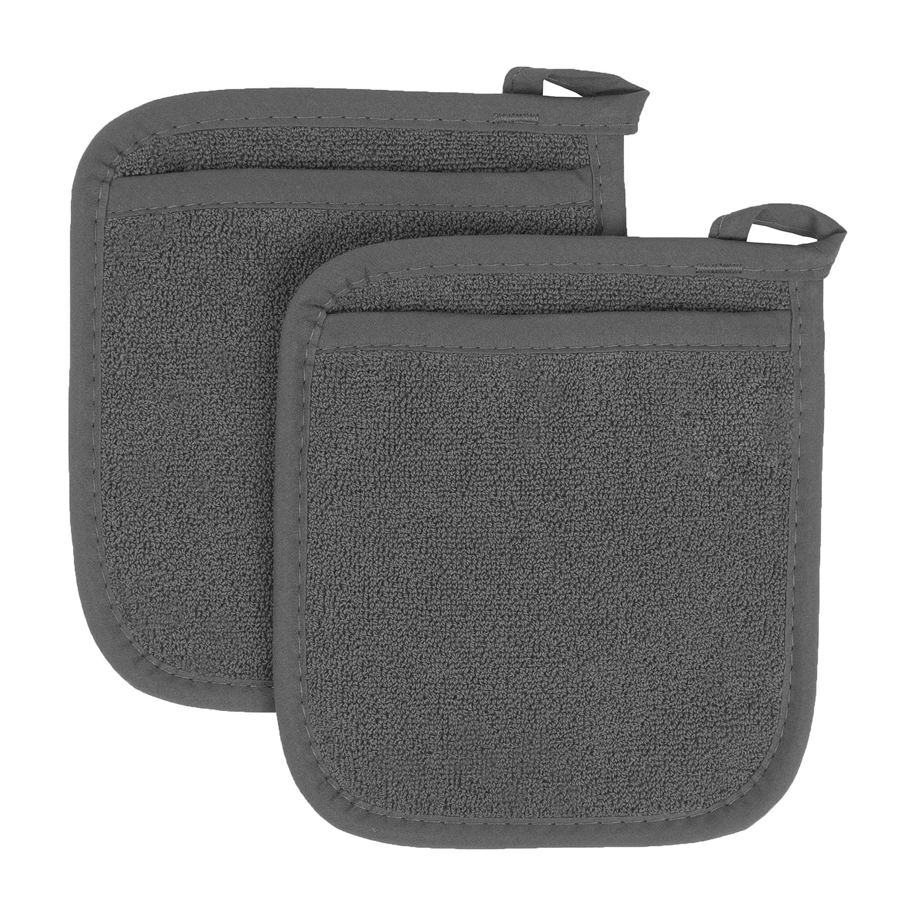 RITZ Royale Terry Pocket Mitt Set, 2-Pack, Graphite