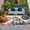 White, variant on Fall Blue Pumpkins Outdoor Rug 6x9 Ft, Non Slip Washable Area Rug, Thanksgiving Eucalyptus Ruatic Auumn Leaf Patio Rugs Carpet Runner, Large Floor Mat for Indoor/Outdoor Deck Porch Camping