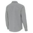 thumbnail image 3 of Men's Antigua Gray Stanford Cardinal Exposure Woven Long Sleeve Button-Up Shirt, 3 of 3