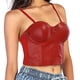 thumbnail image 2 of Bustier de cuero para mujer, sujetador superior con corsé, chaleco negro envuelto en el pecho, chaleco elástico que combina con todo, 2 of 8