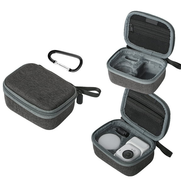 Carrying Case for Insta360 GO Ultra, Travel Storage Bag Standard Set Bag Anti-drop Protective Box Hard Shell Bag Shockproof Organizer Case with Hook for Go Ultra Camera Accessories