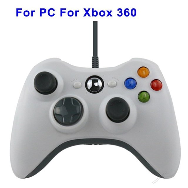 Joystick Gamepad de vibración con cable USB para controlador de PC para Windows 7/8/10 no para Xbox 360 Joypad con alta calidad Tan Jianjun unisex