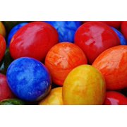 LAMINATED POSTER Easter Eggs Colorful Happy Easter Easter Egg Poster Print 12 x 18