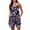 Dark Blue, variant on One Piece Jumpsuits for Women Casual Printed Round Neck Sleeveless Suspenders Loose Summer Rompers Jumpers with Pockets