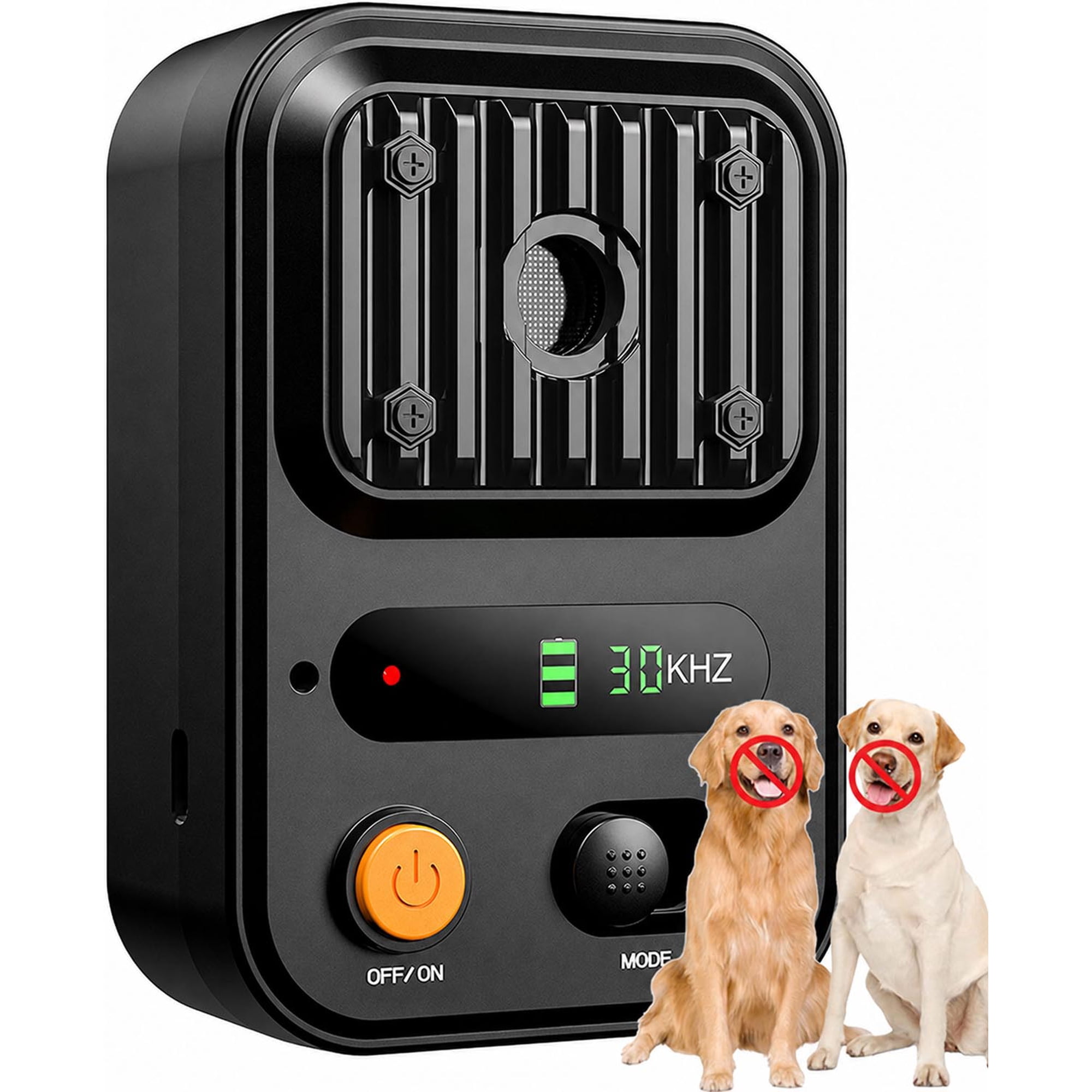 Anti Barking Device, Rechargeable Ultrasonic Dog Bark Control Box with 3 Modes, 50FT Deterrent for Indoor & Outdoor Use