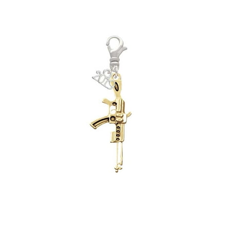 Goldtone Rifle - 2019 Clip on Charm