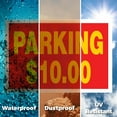 thumbnail image 6 of Parking $10 Dollars Yard Sign 5 Pack of 24 Inch x 36 Inch Double Sided Weatherproof Heavy-Duty Plastic with Stake | Event Parking, Affordable Pricing, Clear Messaging | Made in USA, 6 of 7