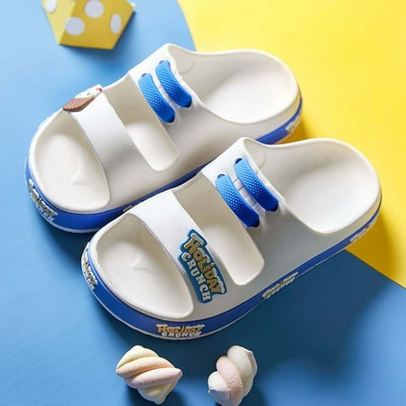 

Leutsin Children Slippers Summer Shoes Planet Ice Cream Beach Pool Sandals Outside Home
