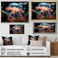 thumbnail image 4 of Designart "Pastoral Beauty with Luminescent Jellyfish II" Animals Wall Art Print, 4 of 5