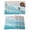 Teal Blue, variant on Pink Coastal Wave Placemats Set of 6, Summer Modern Ocean Beach Placemats for Dining Table, Place Mats for Kitchen Tabletop, Waterproof Wipeable Dining Table Mats Set