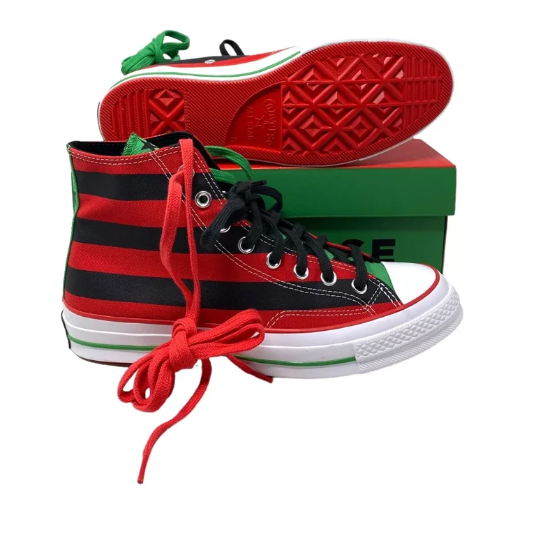 Converse Chuck 70 High Top Shoes Striped Canvas Red Black Skate 169890C - Walmart.com Converse Chuck 70 High Top Shoes Striped Canvas Red Black Skate 169890C - Walmart.com